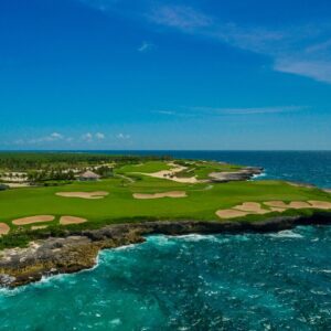 Corales Golf Course, Punta Cana, Dominican Republic. Oceanside golf. Seaside Golf.